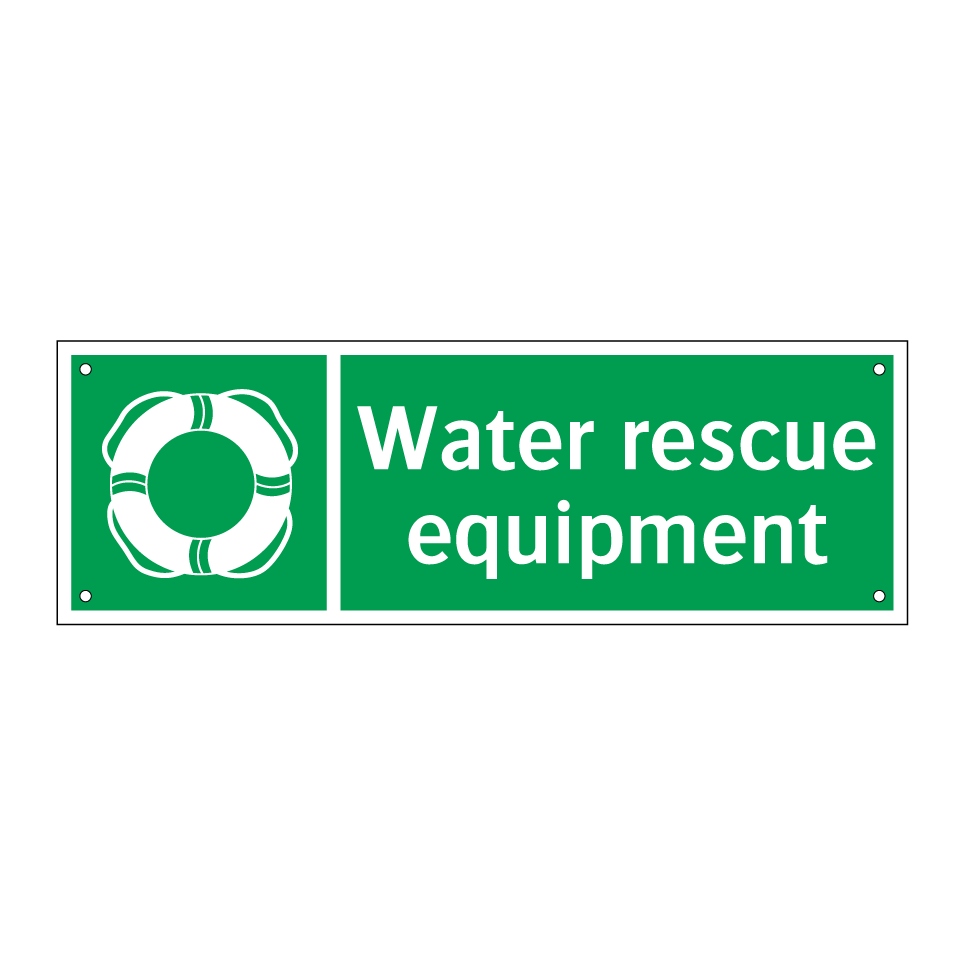 Water rescue equipment