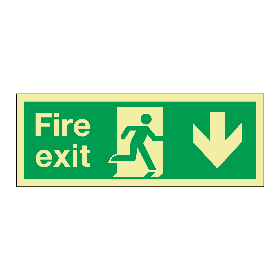 Fire exit down