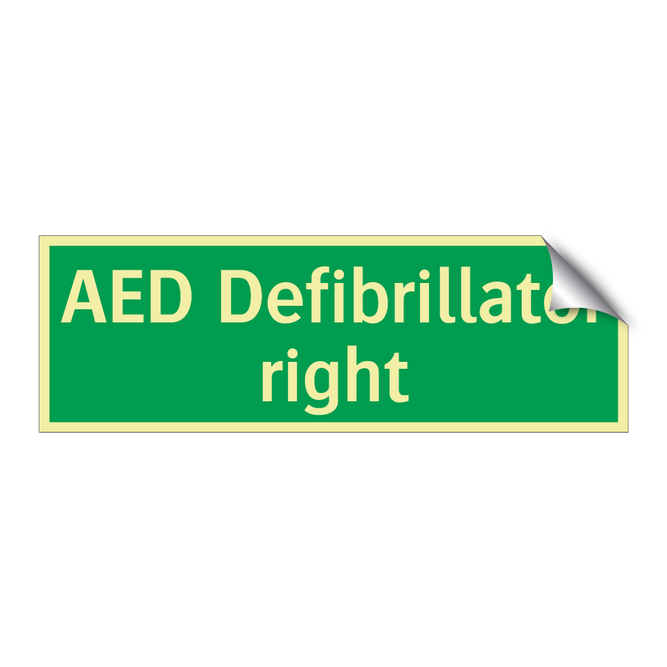 AED Defibrillator right