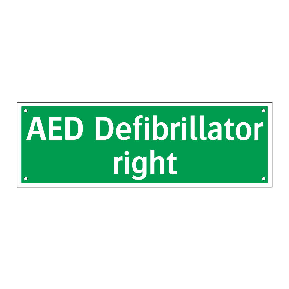 AED Defibrillator right