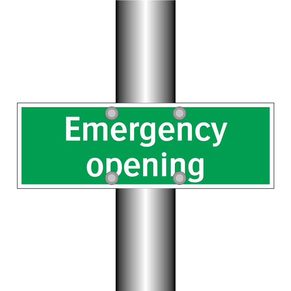 Emergency opening