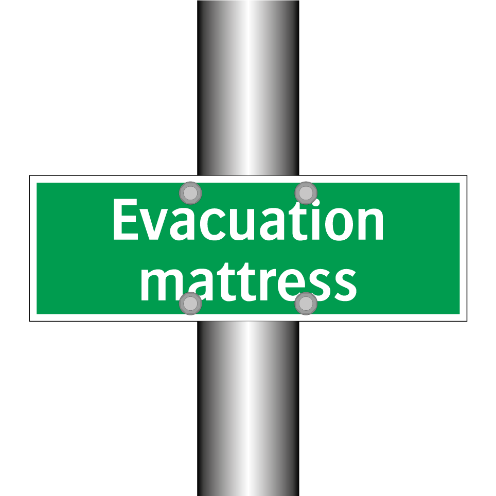 Evacuation mattress