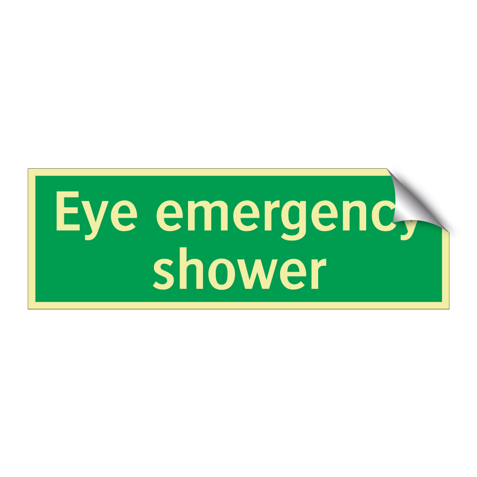 Eye emergency shower