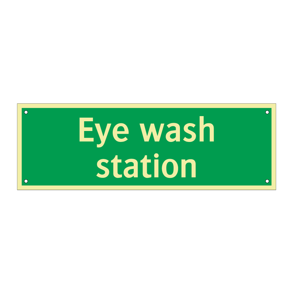 Eye wash station
