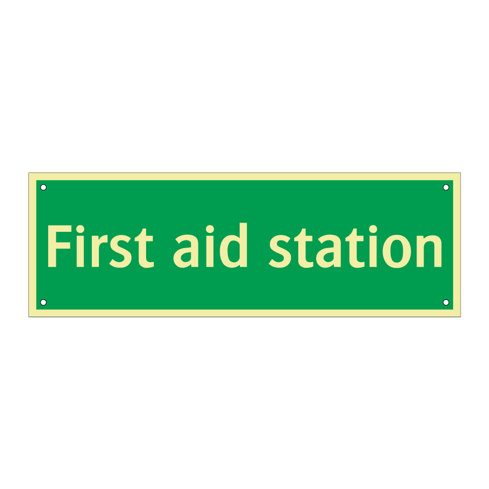 First aid station