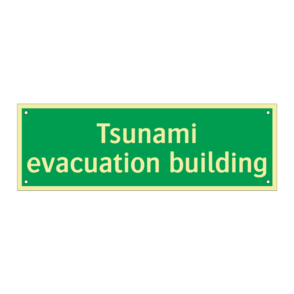Tsunami evacuation building