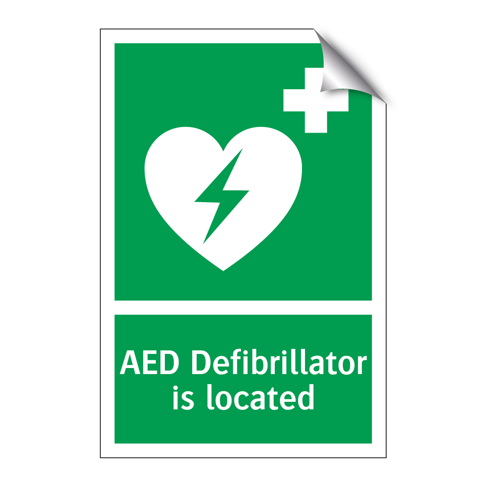 AED Defibrillator is located