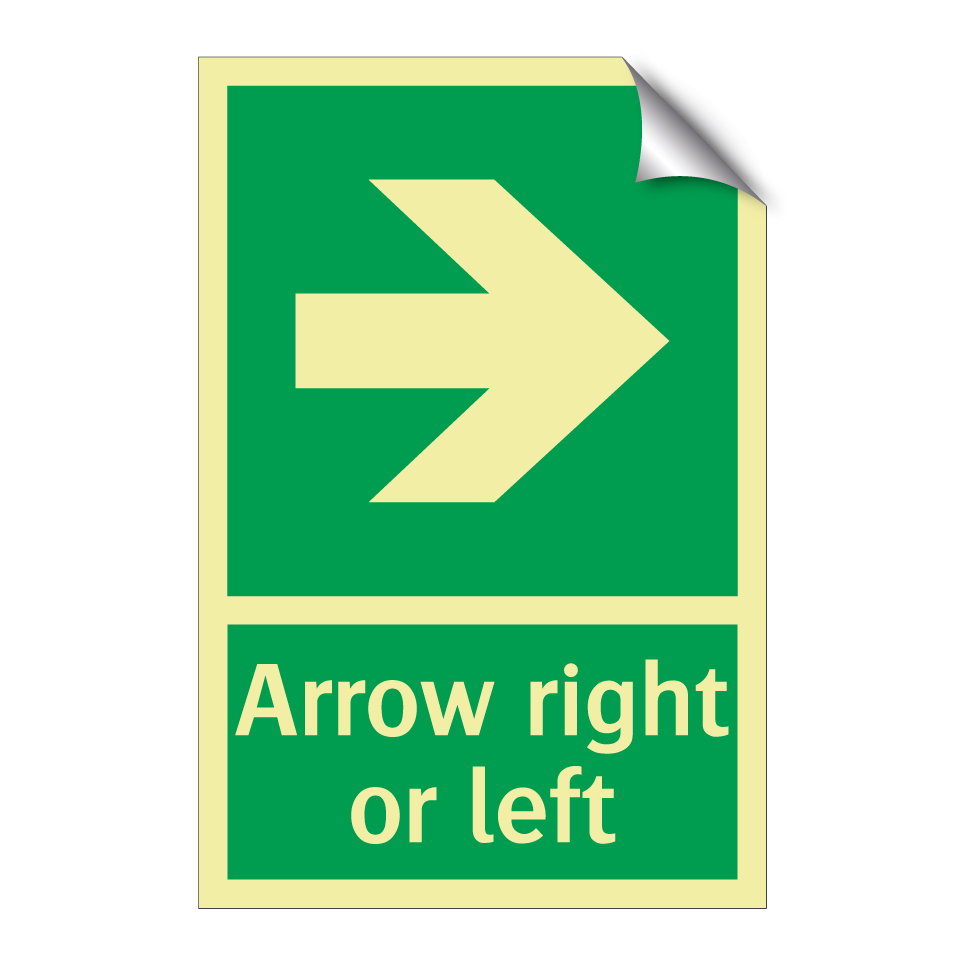 Arrow right or left
