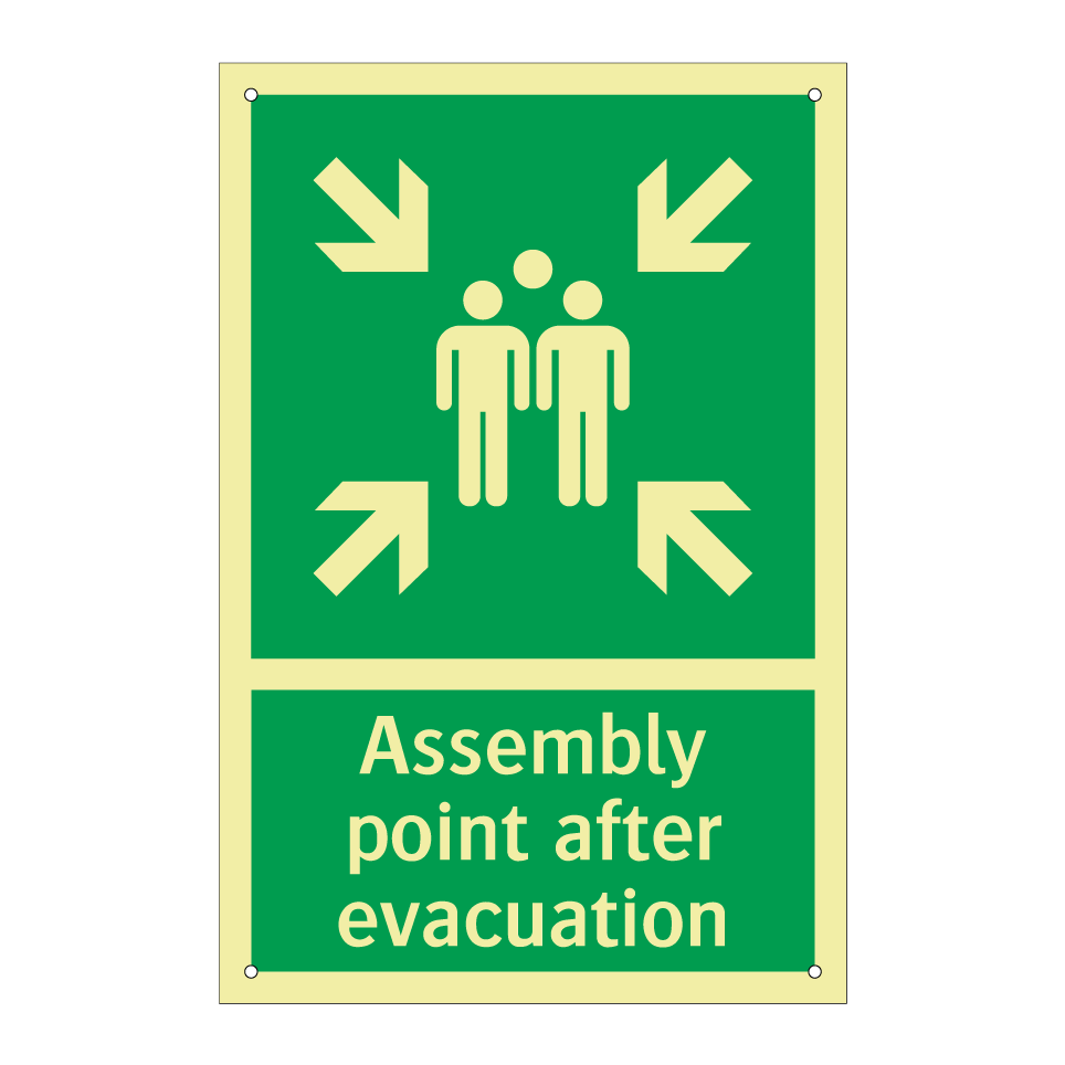 Assembly point after evacuation