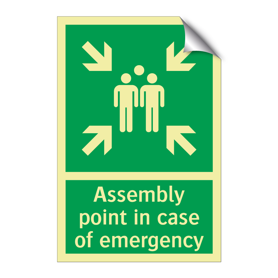 Assembly point in case of emergency