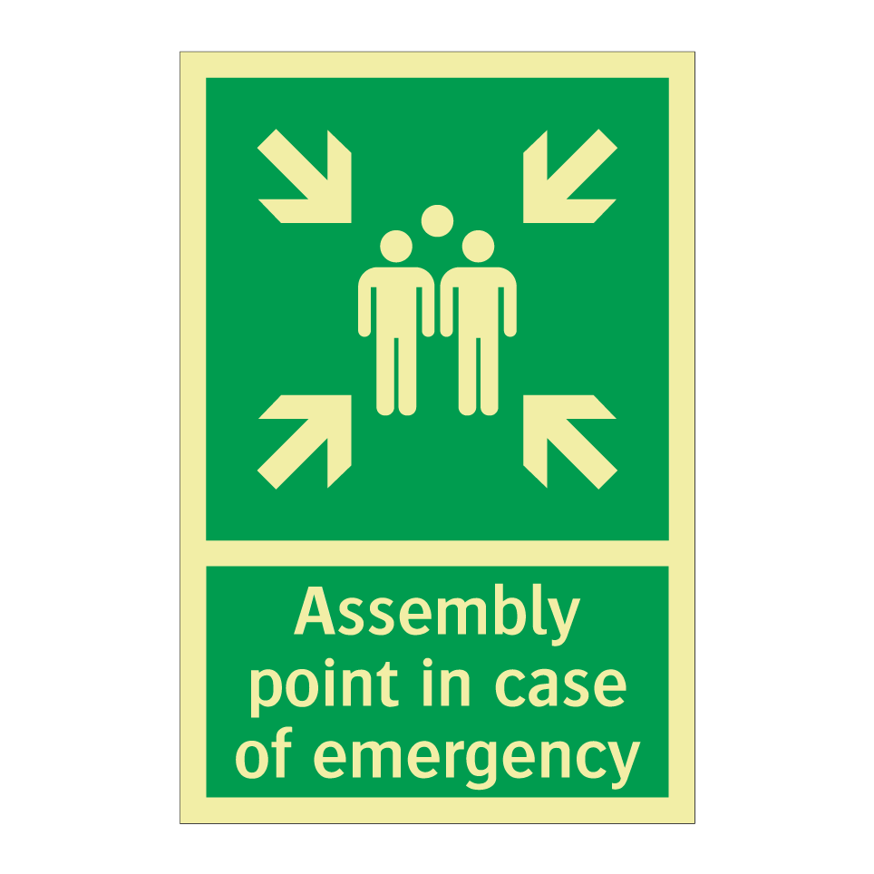 Assembly point in case of emergency