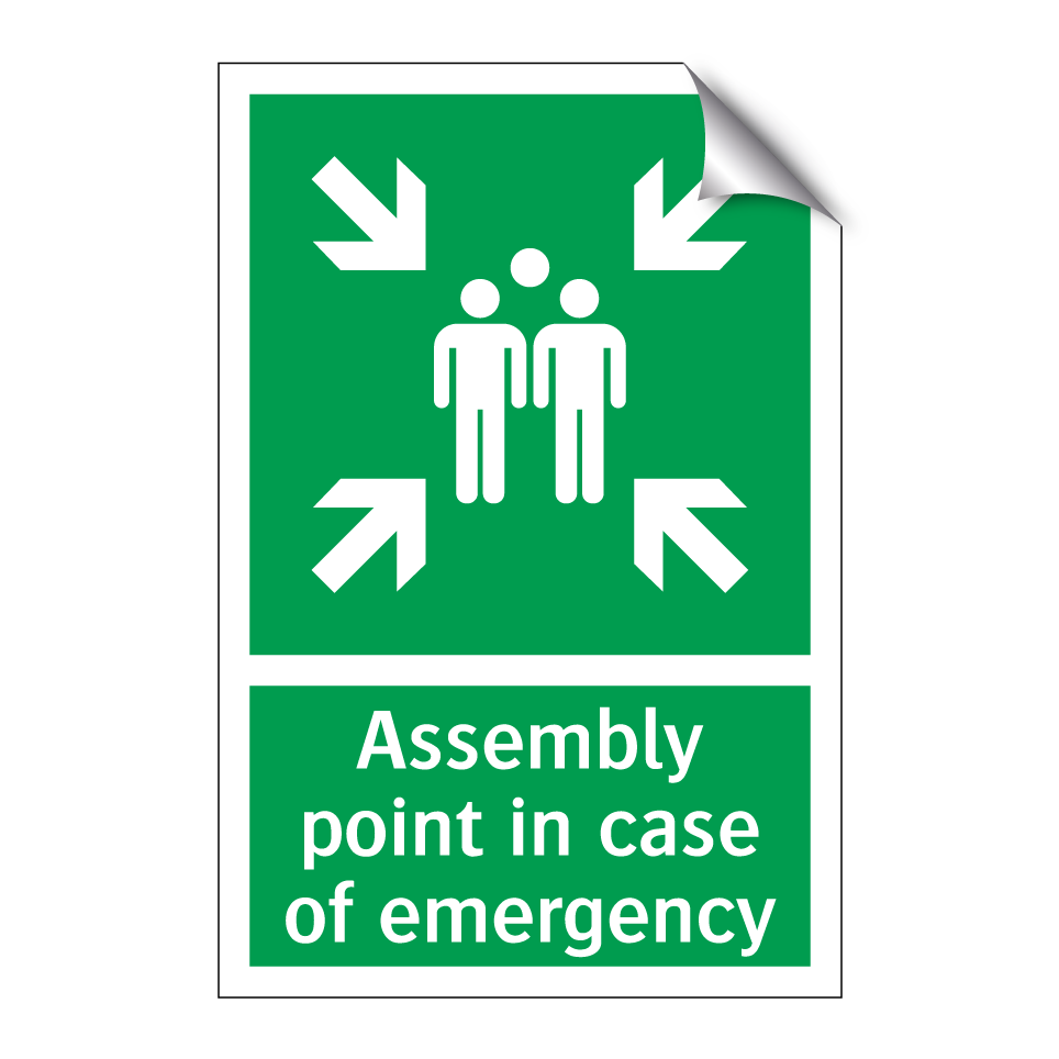 Assembly point in case of emergency