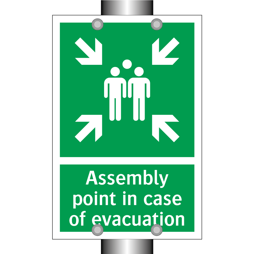 Assembly point in case of evacuation