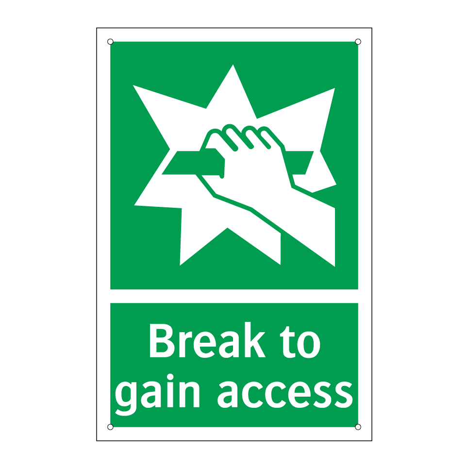 Break to gain access