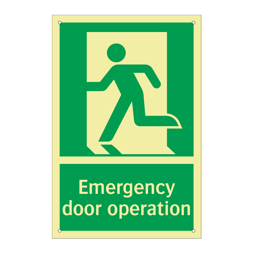 Emergency door operation