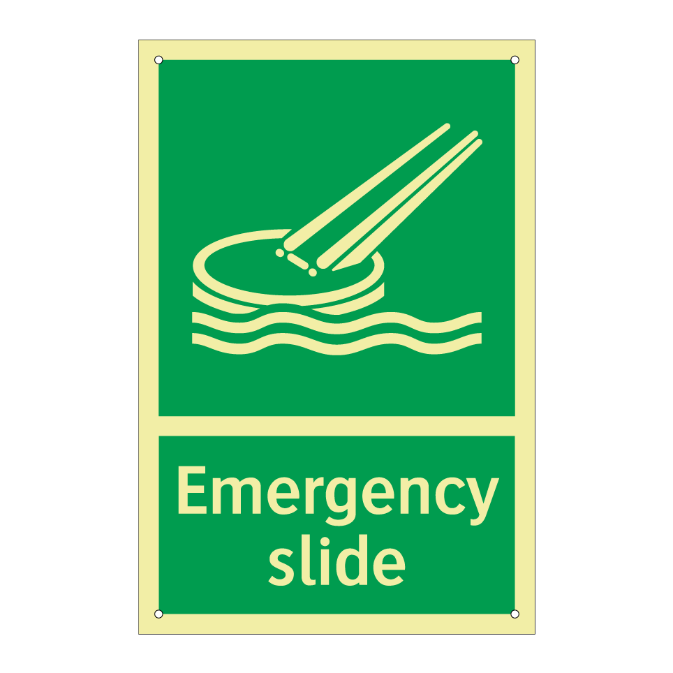 Emergency slide