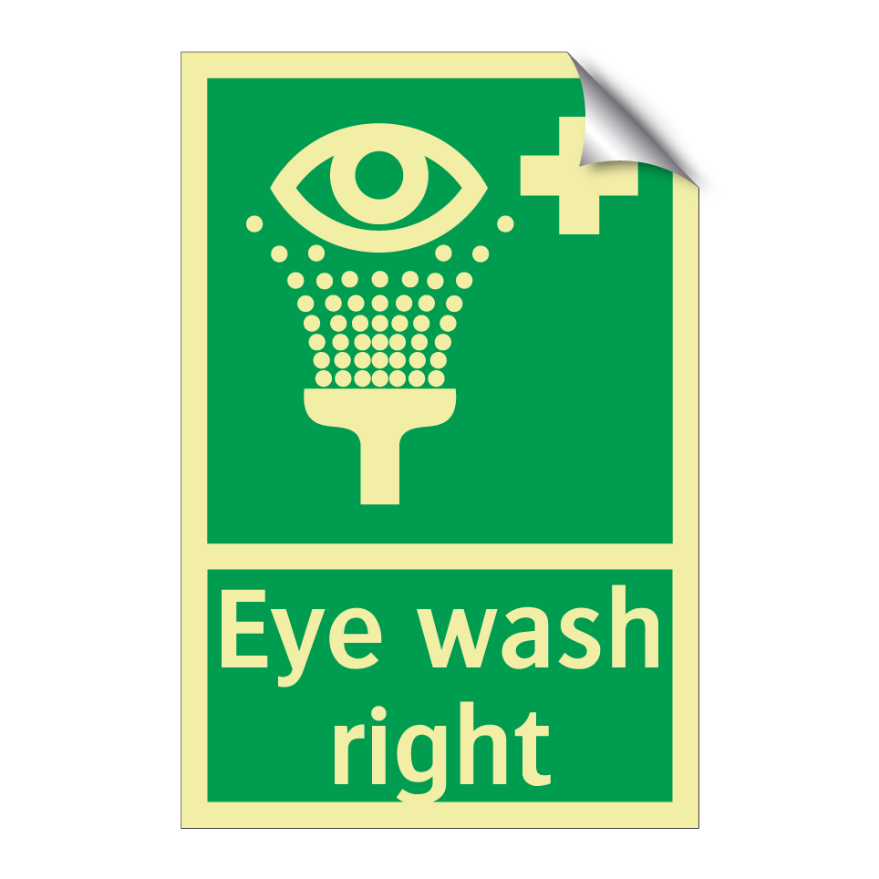 Eye wash right