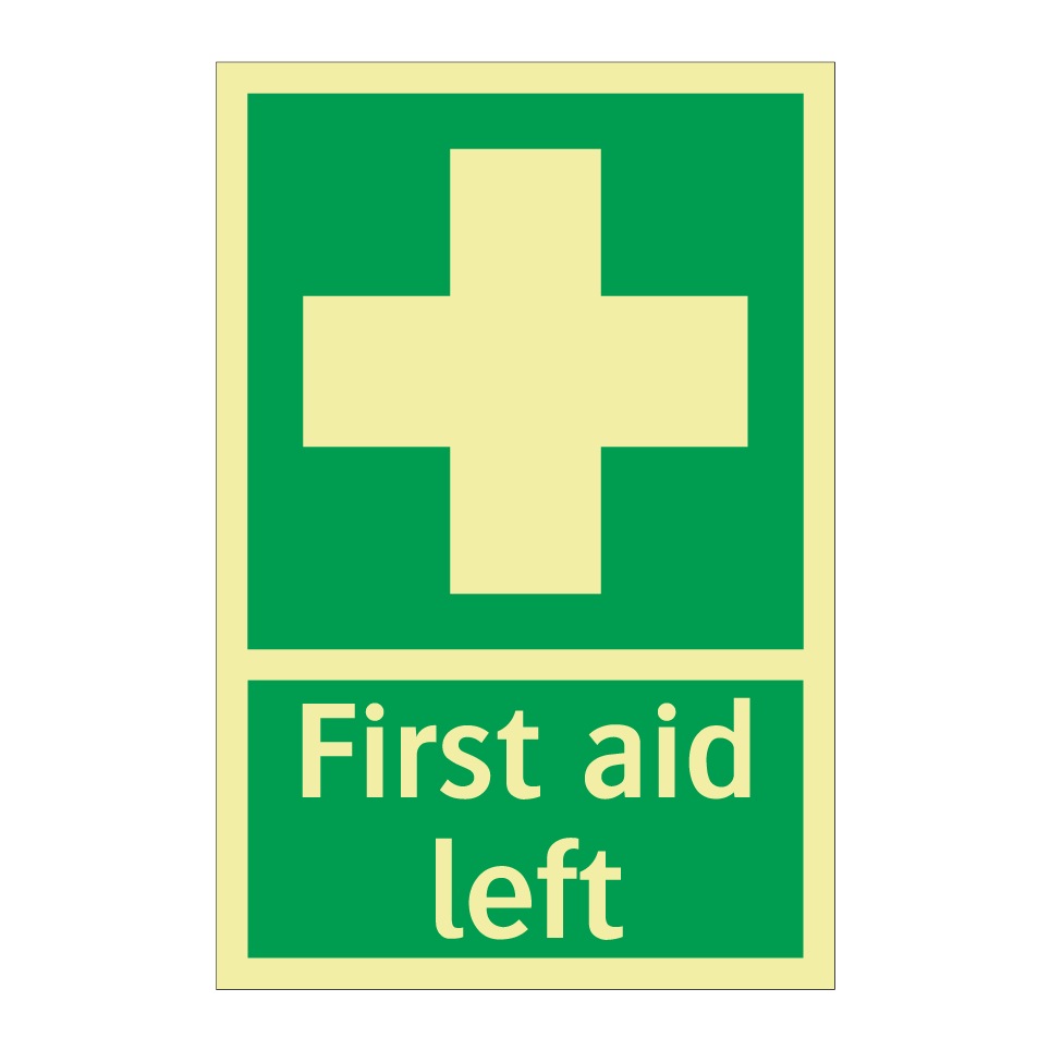First aid left