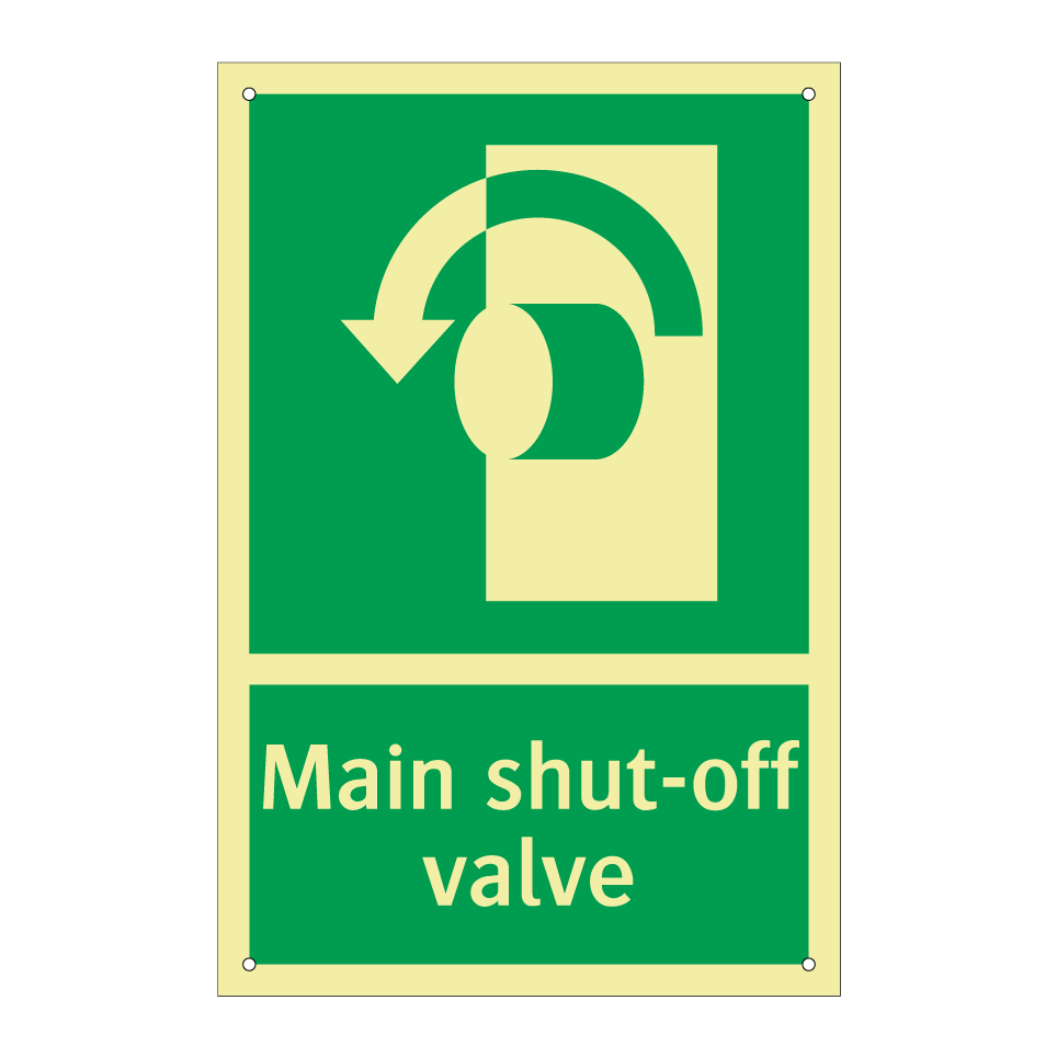 Main shut-off valve