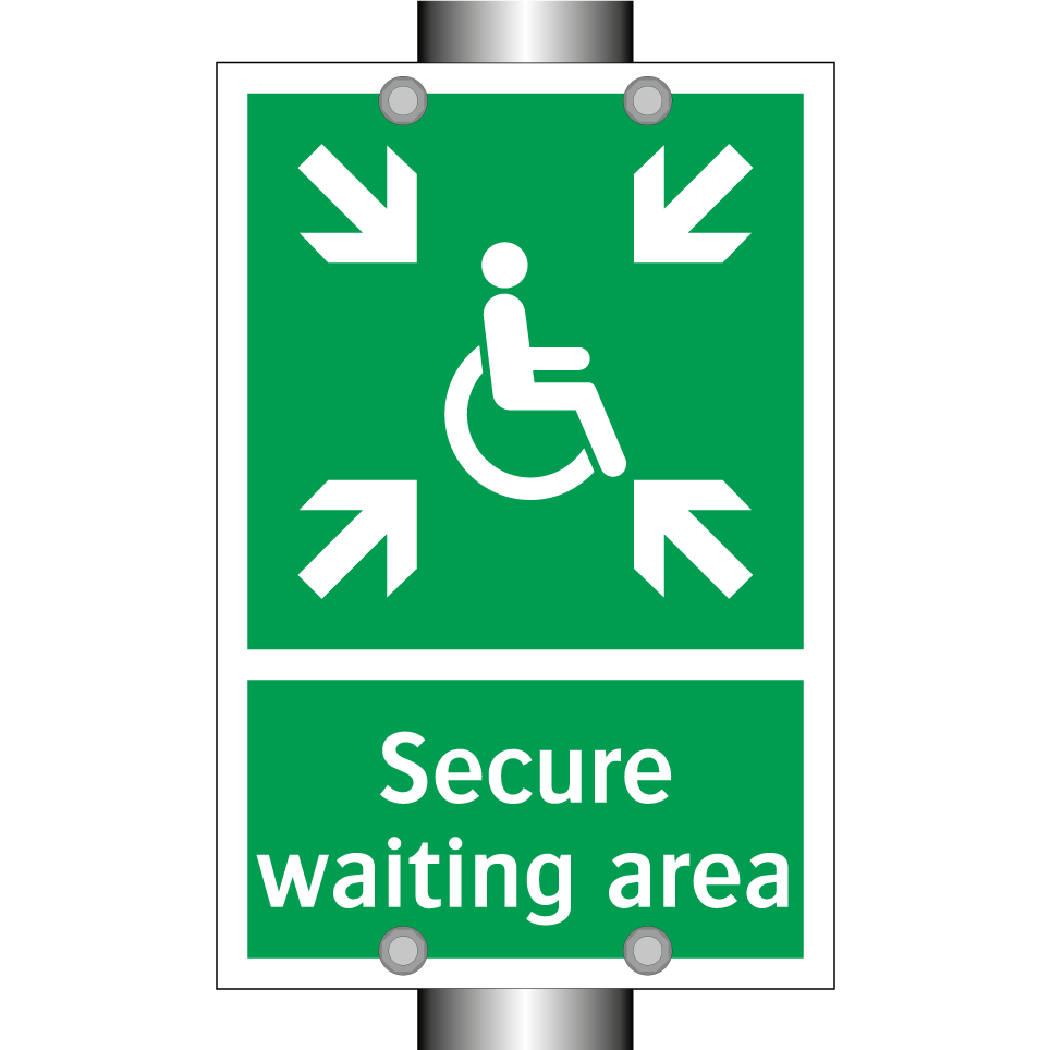 Secure waiting area