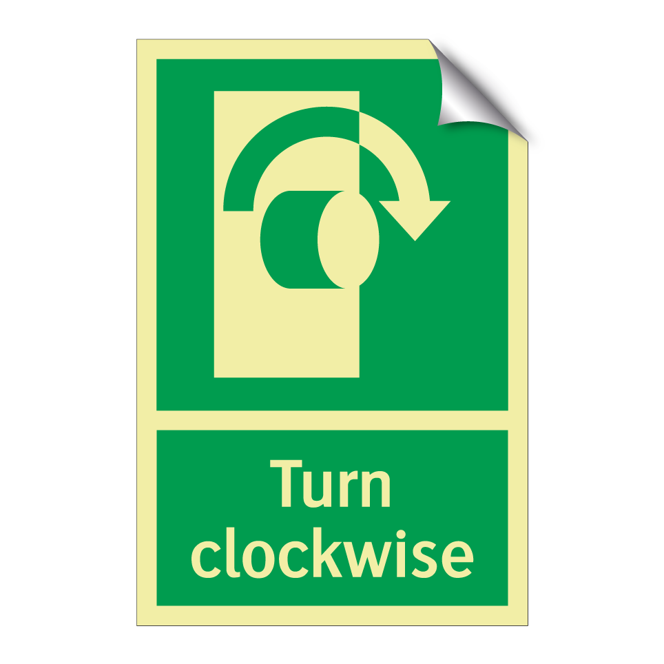 Turn clockwise