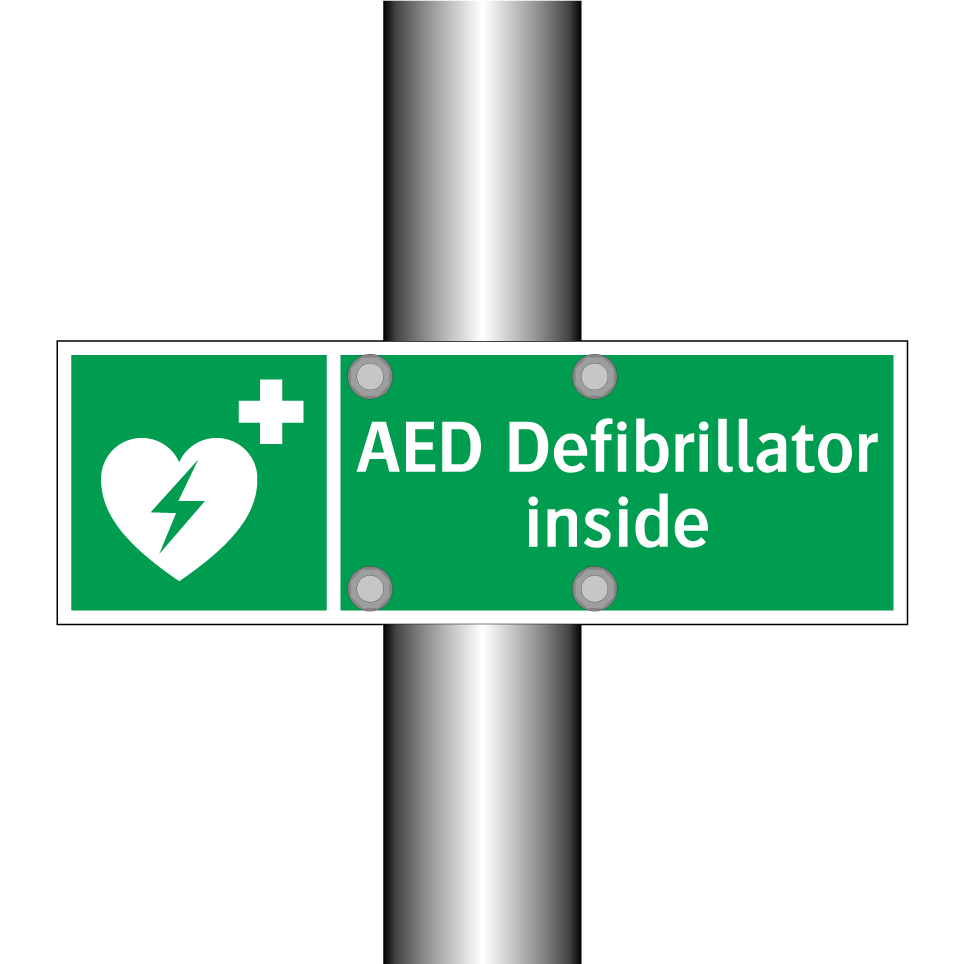 AED Defibrillator inside