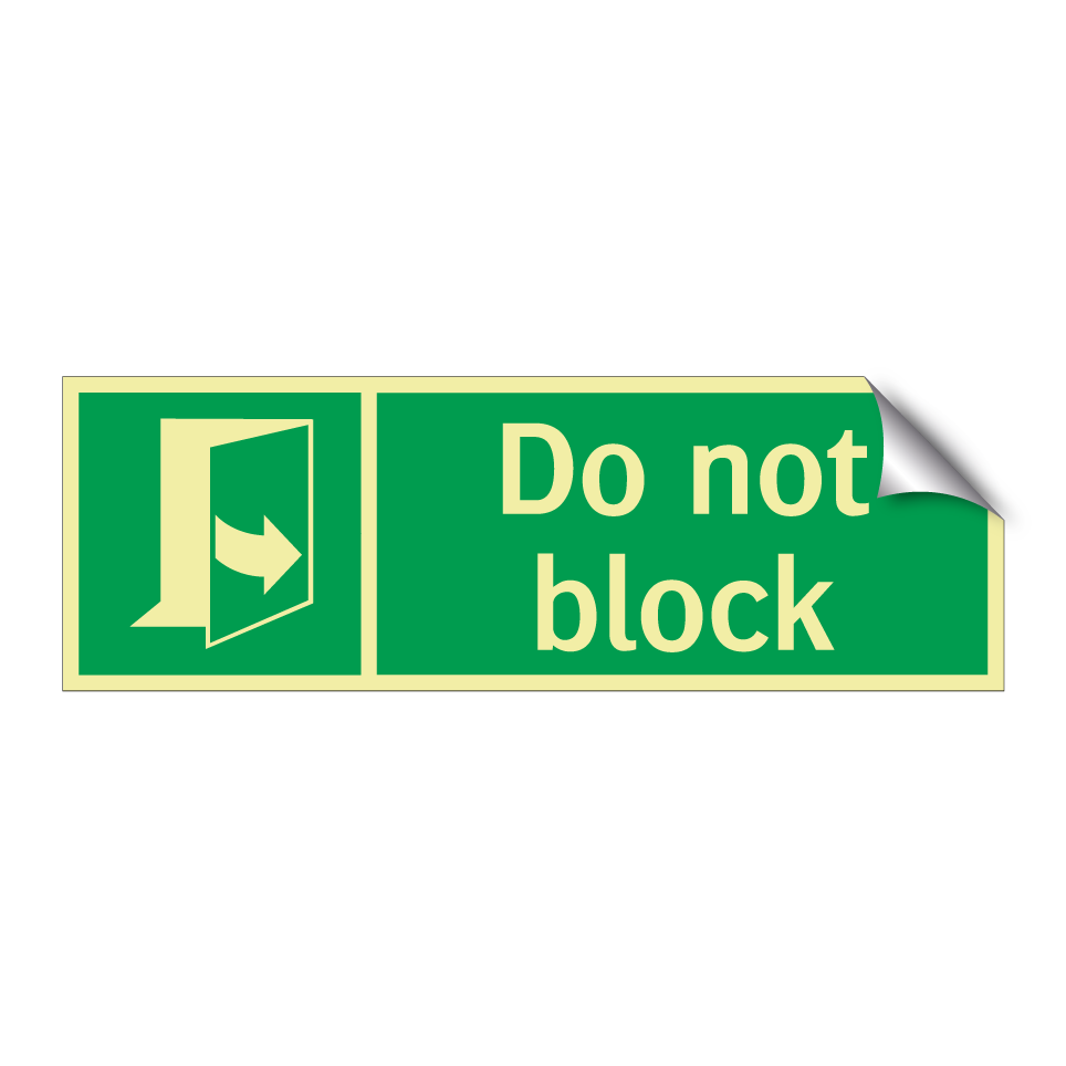 Do not block