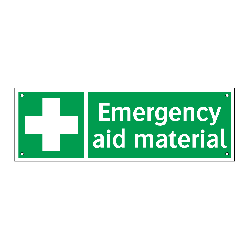 Emergency aid material