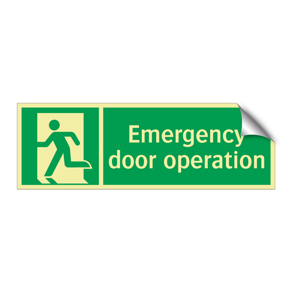 Emergency door operation