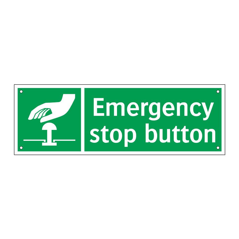 Emergency stop button