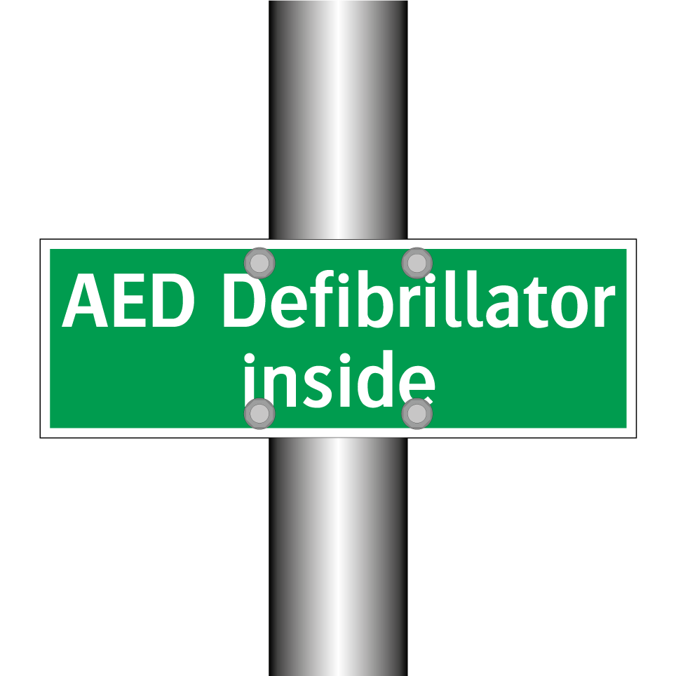 AED Defibrillator inside
