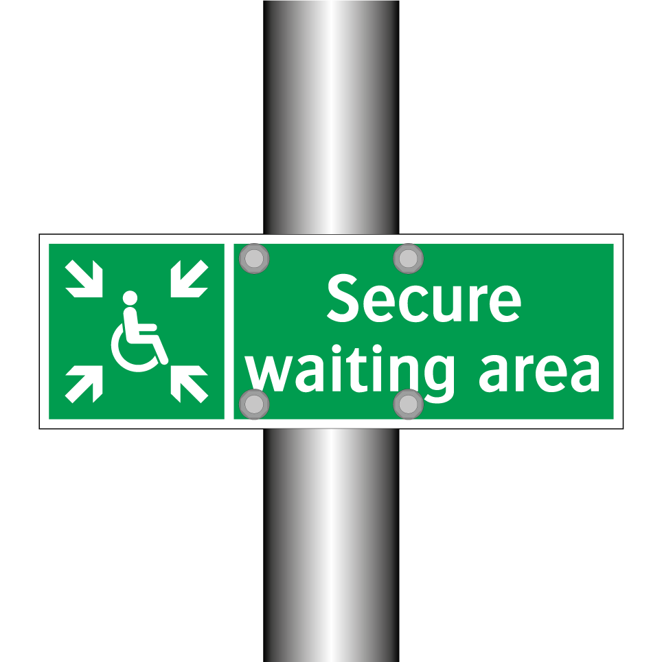 Secure waiting area