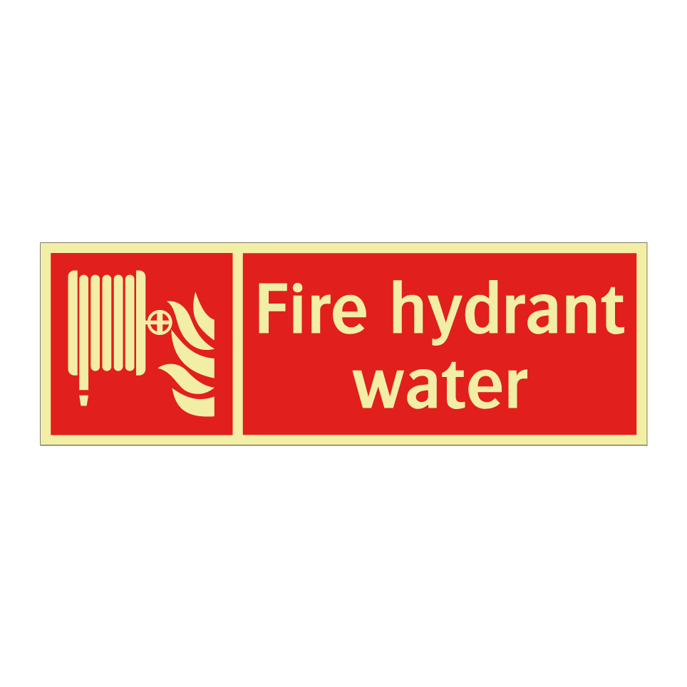 Fire hydrant water