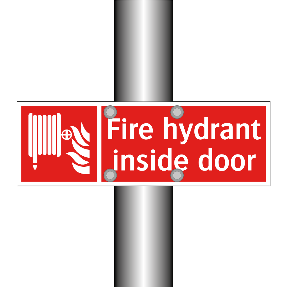 Fire hydrant inside door