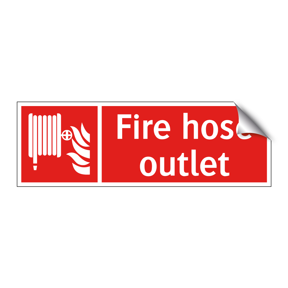 Fire hose outlet