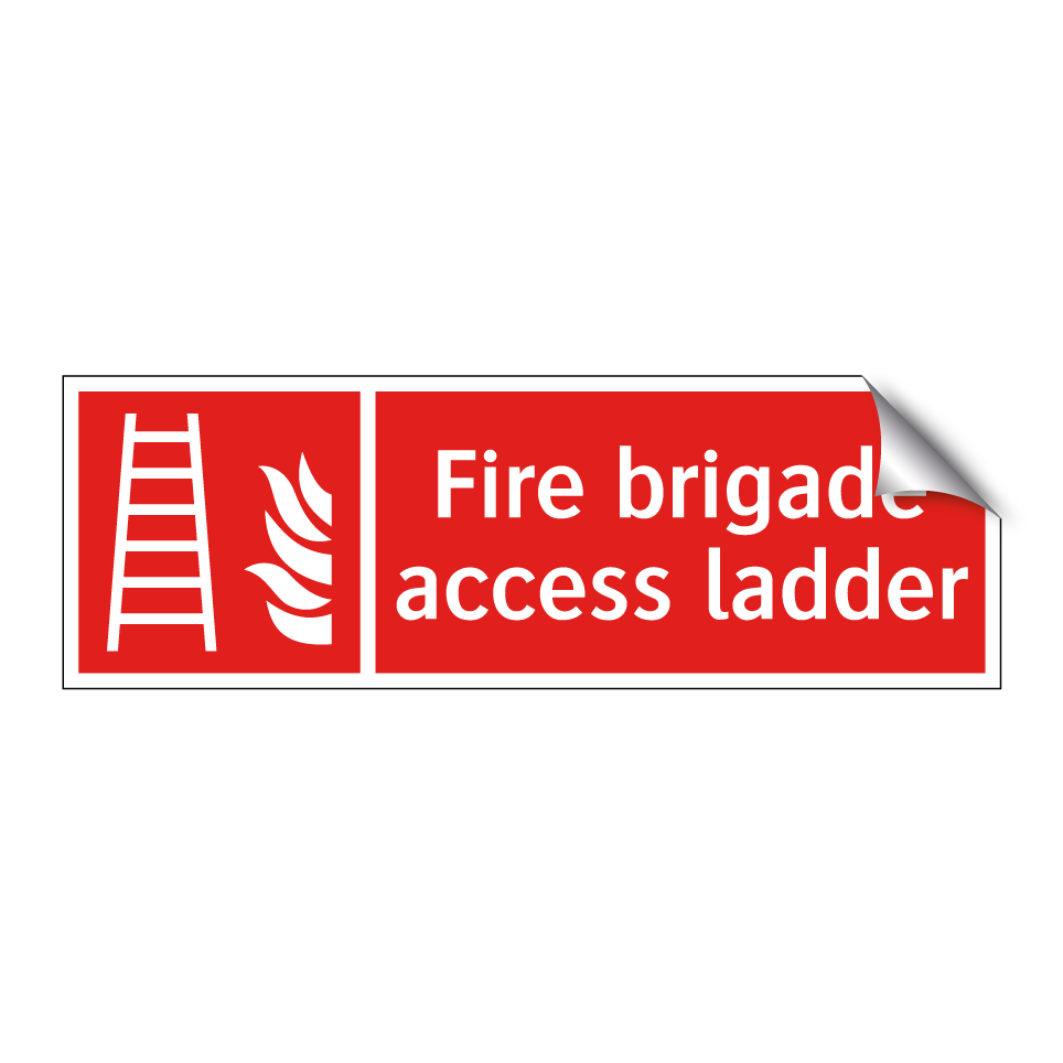Fire brigade access ladder