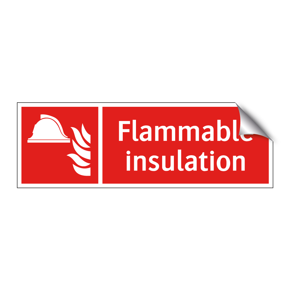 Flammable insulation