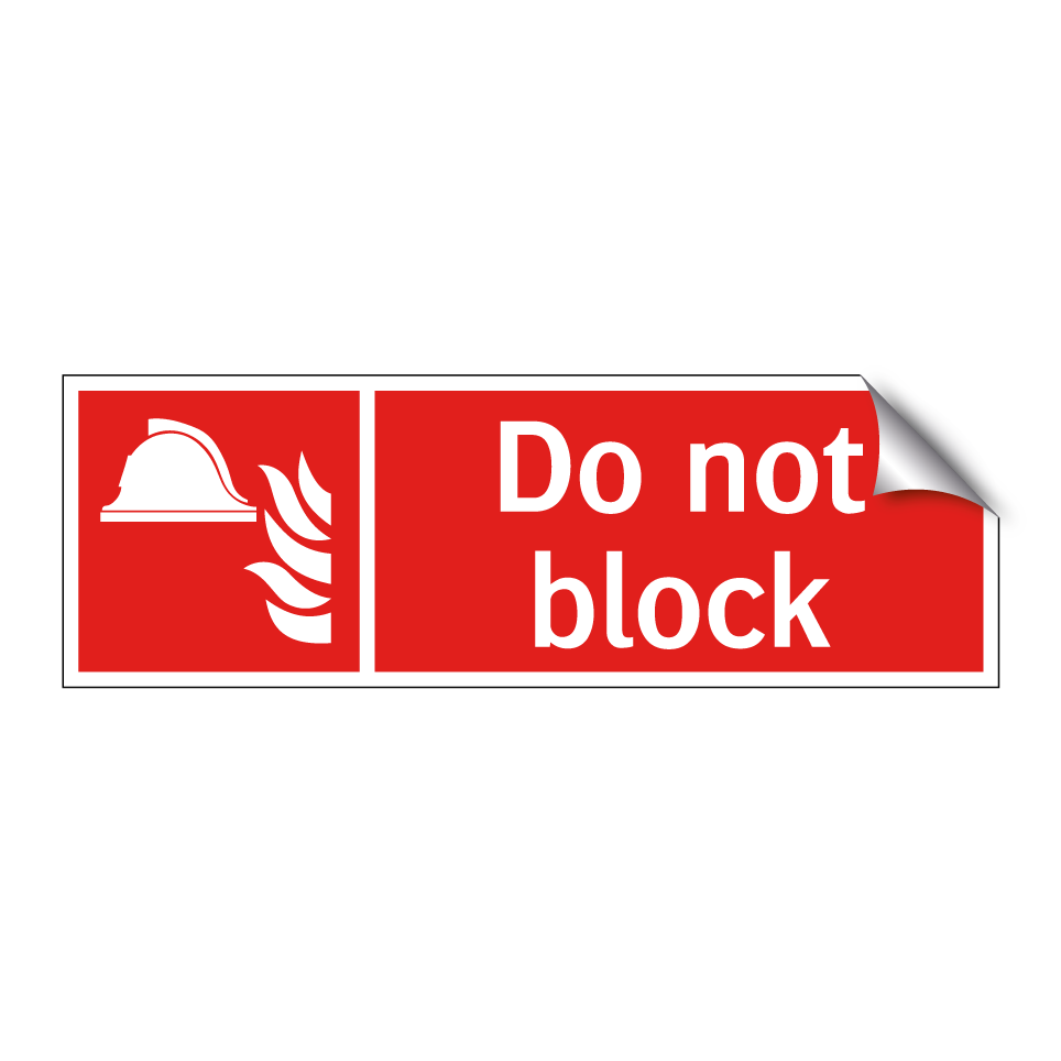 Do not block