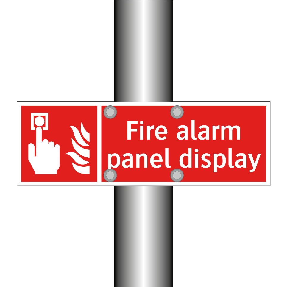 Fire alarm panel display