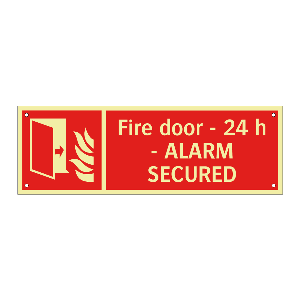 Fire door - 24 h - ALARM SECURED