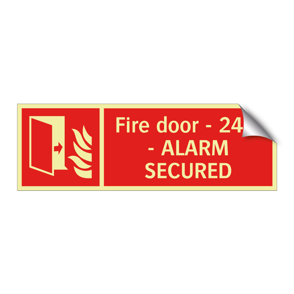 Fire door - 24 h - ALARM SECURED