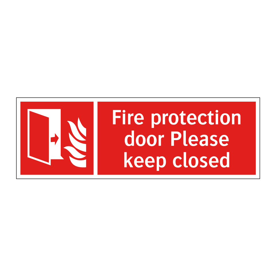 Fire protection door Please keep closed
