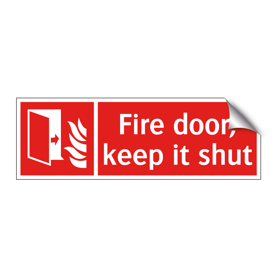 Fire door, keep it shut