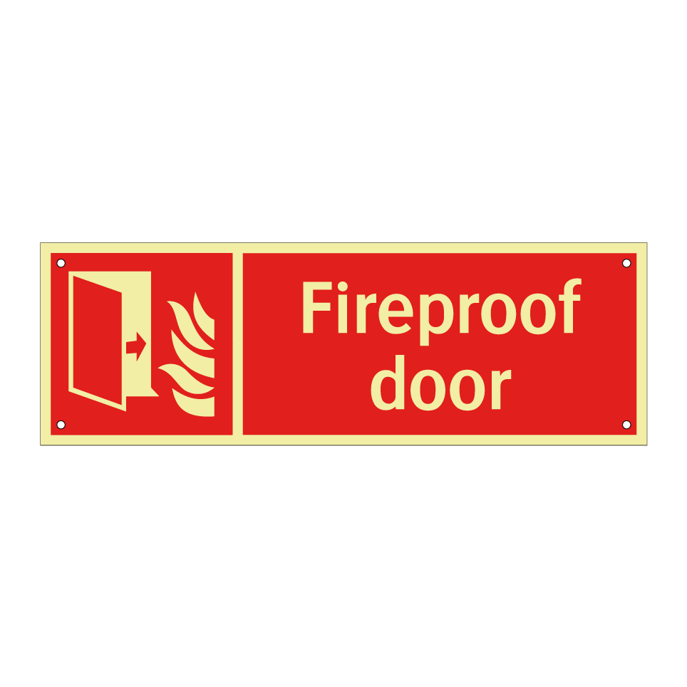 Fireproof door