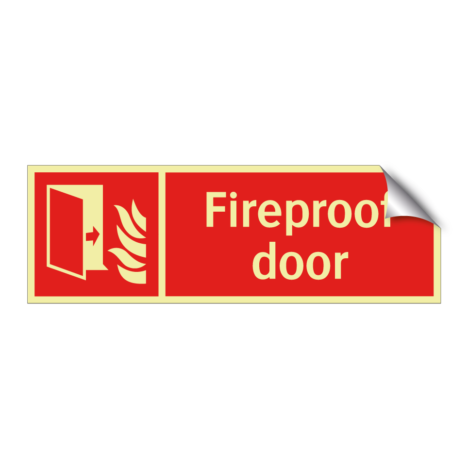 Fireproof door