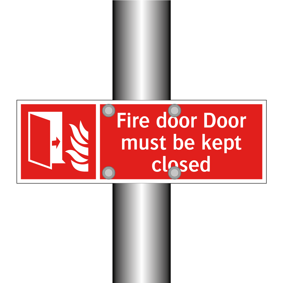 Fire door Door must be kept closed