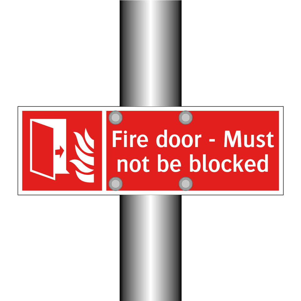 Fire door - Must not be blocked