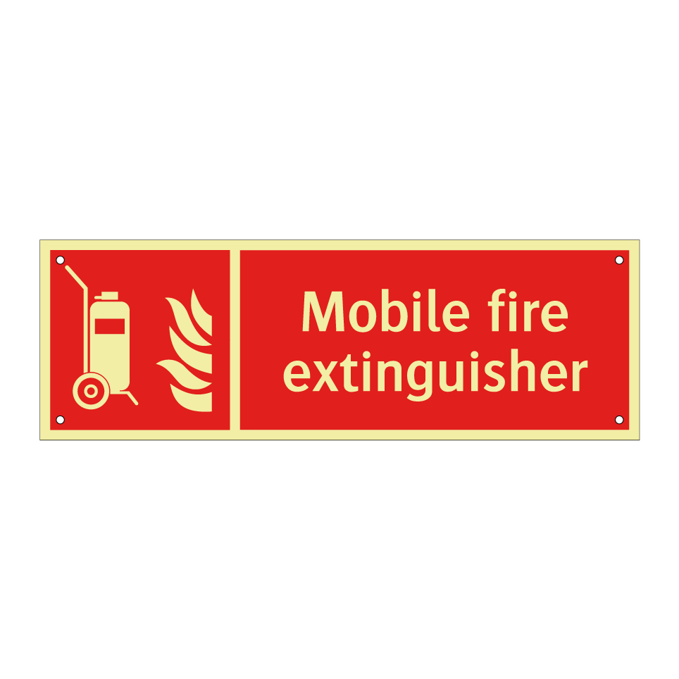 Mobile fire extinguisher