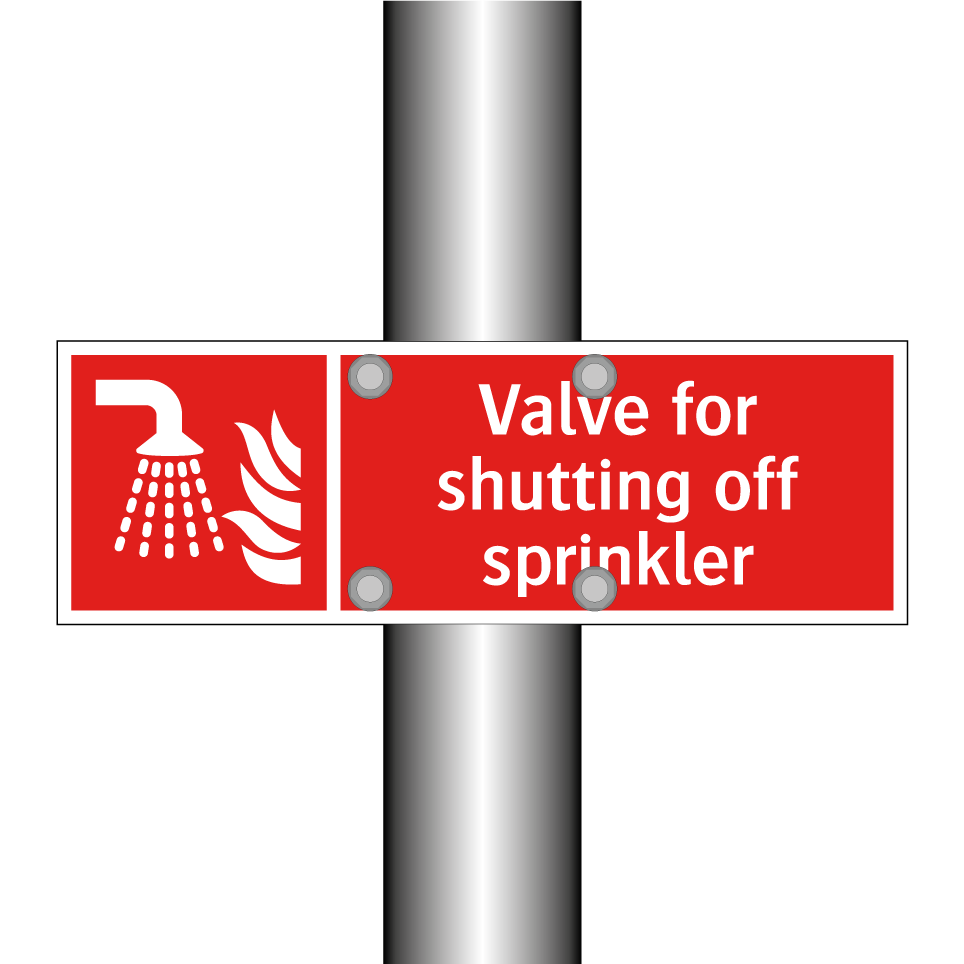 Valve for shutting off sprinkler