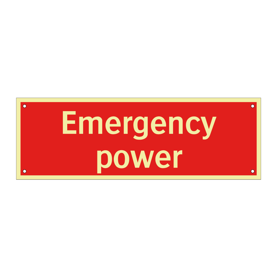 Emergency power